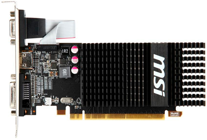 MSI PCI-Ex Radeon R5 230 2048MB GDDR3 (64bit) (625/1066) (VGA, DVI, HDMI) (R5 230 2GD3H LP) - obraz 1