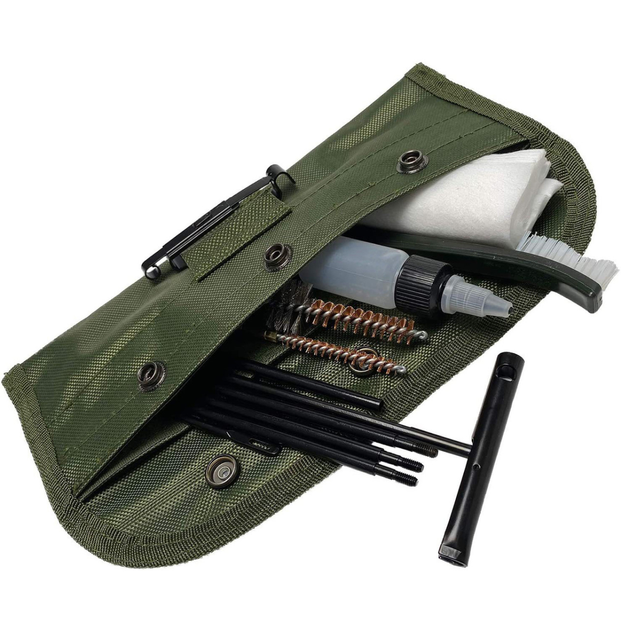 Набор для чистки оружия Military GK13 12 предметов в чехле - изображение 1