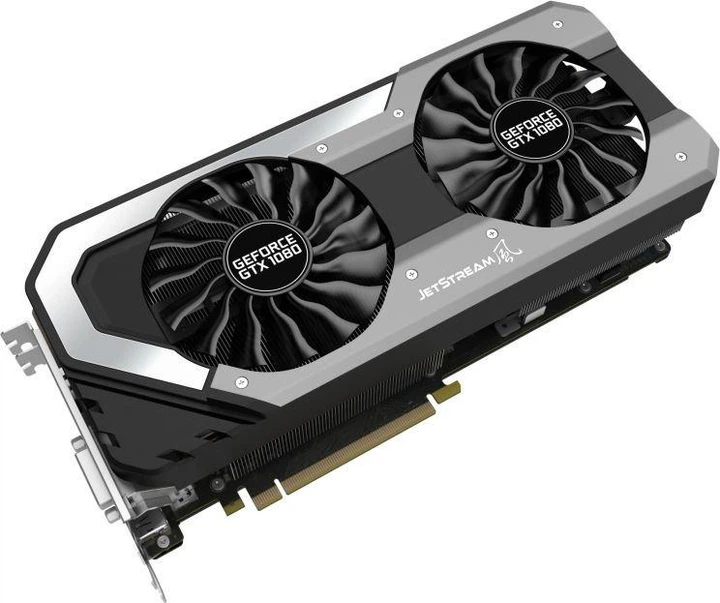 Palit PCI-Ex GeForce GTX 1080 Super JetStream 8GB GDDR5X (256bit) (1708/10000) (DVI, HDMI, 3 x DisplayPort) (NEB1080S15P2-1040J) - obraz 3