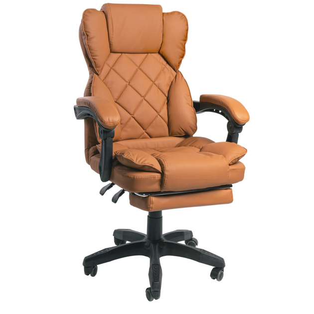 Кресло с подставкой для ног КМ-2000 из натурального ротанга