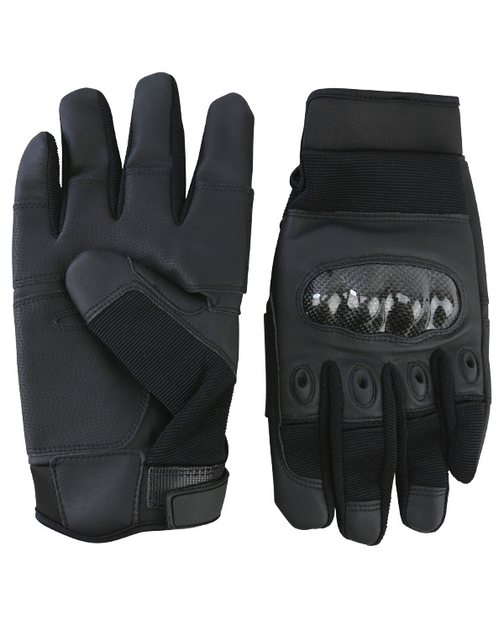 Рукавички тактичні KOMBAT UK Predator Tactical Gloves M-L чорний (kb-ptg-blk) - изображение 2