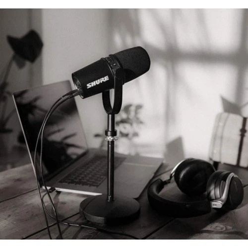 Мікрофон SHURE MV7-К black (USB/XLR) – фото, відгуки