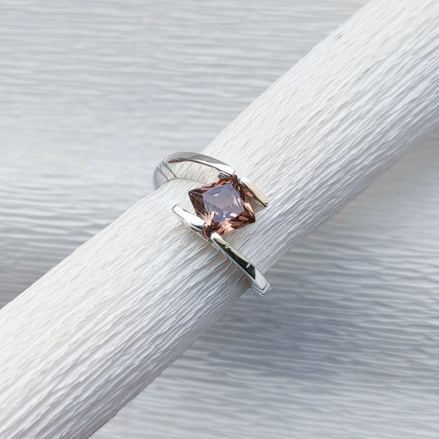 Серебряное кольцо DIVA с раухтопазом 19.5 от продавца: Грация – в ...