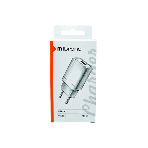 Зарядка для телефону Mibrand 5Вт з виходом USB | Блок для заряджання гаджетів MIWC/1UW - Фото 3 Зарядка для телефону Mibrand 5Вт з виходом USB | Блок для заряджання гаджетів MIWC/1UW - зображення 3