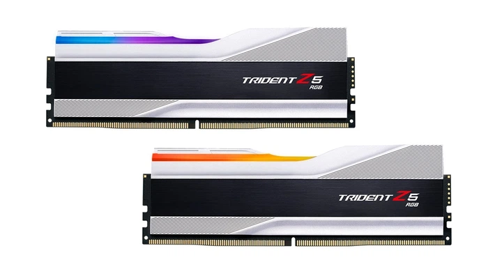 Модуль пам`ятi DDR5 2x32GB/6000 G.Skill Trident Z5 RGB Silver (F5