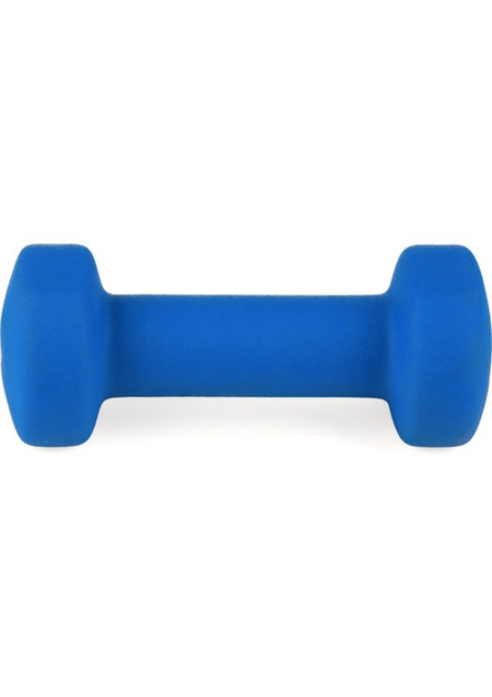 Набор гантелей неопреновых Queenfit 2х1.5 кг (3 кг) светло-синий. Круглые, для фитнеса, аэробики, дома - изображение 7