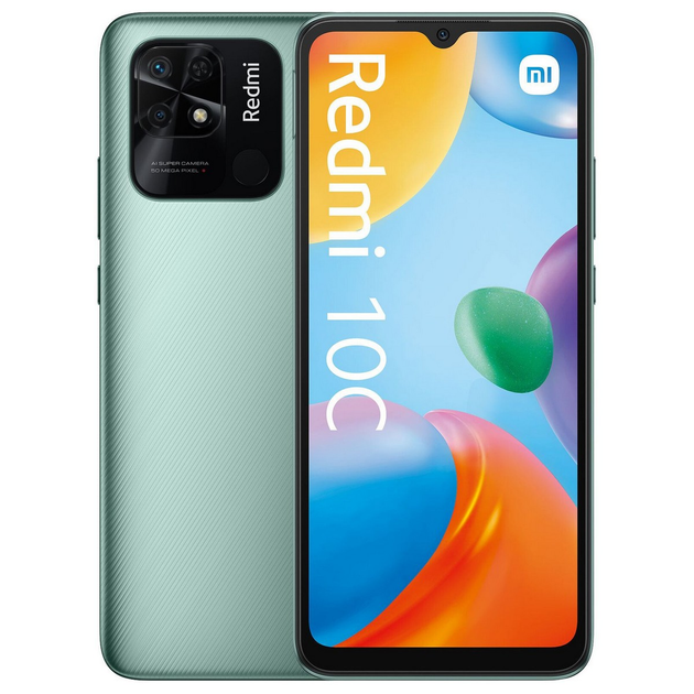 Смартфон Xiaomi Redmi 10C 4/128GB без NFC Dual Sim Green EU – фото ...