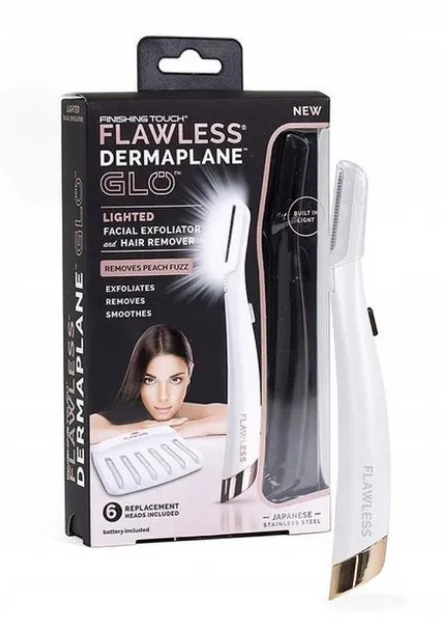 Портативный триммер для бровей FLAWLES DERMAPLENE GLO DL38 - изображение 6