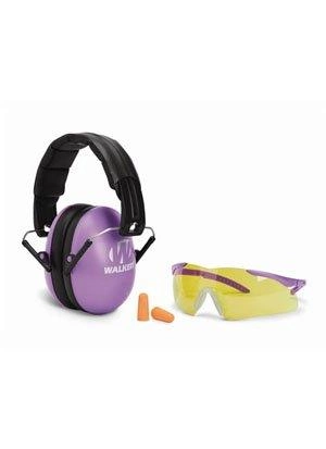 Комплект пасивних навушників та стрілецьких окулярів Walker's PURPLE COMBO KIT GWP-YWFM2GFP-PUR - зображення 1