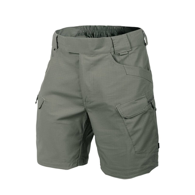 Шорти тактичні чоловічі UTS (Urban tactical shorts) 8.5"® - Polycotton Ripstop Helikon-Tex Olive drab (Сіра олива) XXL/Regular - зображення 1