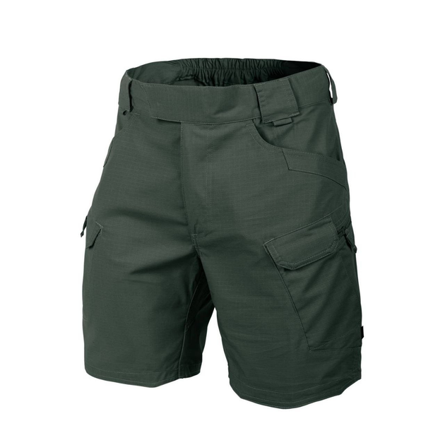 Шорты тактические мужские UTS (Urban tactical shorts) 8.5"® - Polycotton Ripstop Helikon-Tex Jungle green (Зеленые джунгли) S/Regular - изображение 1