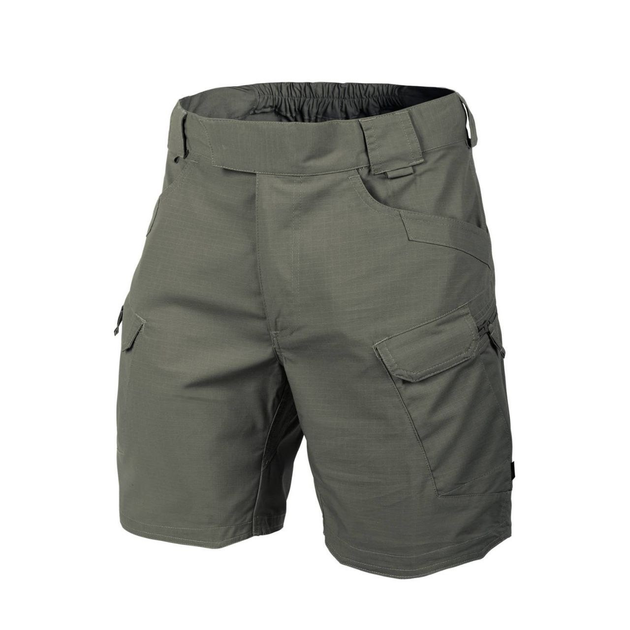 Шорти тактичні чоловічі UTS (Urban tactical shorts) 8.5"® - Polycotton Ripstop Helikon-Tex Taiga green (Зелена тайга) XXXL/Regular - зображення 1