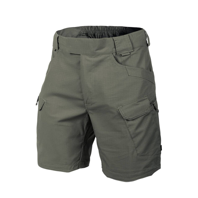 Шорты тактические мужские UTS (Urban tactical shorts) 8.5"® - Polycotton Ripstop Helikon-Tex Taiga green (Зеленая тайга) XXXL/Regular - изображение 1