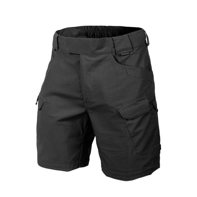 Шорти тактичні чоловічі UTS (Urban tactical shorts) 8.5"® - Polycotton Ripstop Helikon-Tex Black (Чорний) XXXXL/Regular - зображення 1