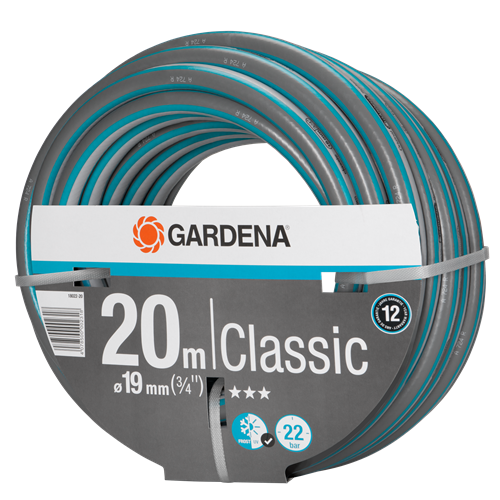 Шланг садовый Gardena Gardena Classic 20 м, 19 мм (18022-20.000.00) - Фото 2 Шланг садовый Gardena Gardena Classic 20 м, 19 мм (18022-20.000.00) - изображение 2