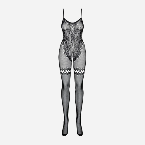 Kombinezon erotyczny Obsessive F213 S/M/L Czarny (5901688207079) - obraz 5