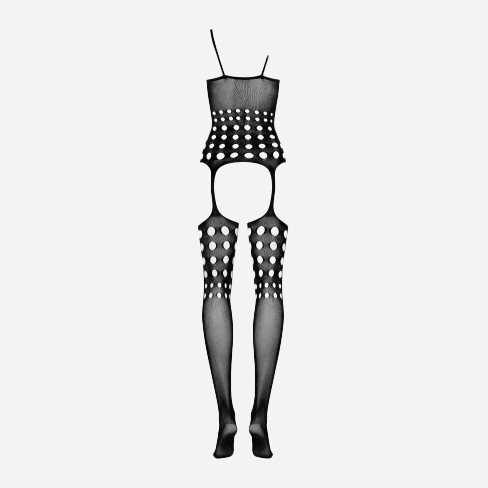 Kombinezon erotyczny damski Obsessive G310 S/M/L Czarny (5901688207291) - obraz 6