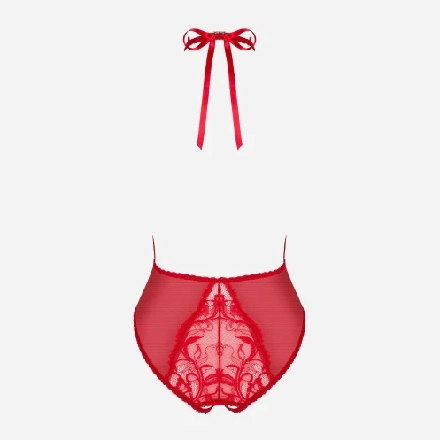 Body erotyczne Obsessive Dagmarie XS/S Red (5901688239186) - Zdjęcie 6 Body erotyczne Obsessive Dagmarie XS/S Red (5901688239186) - obraz 6