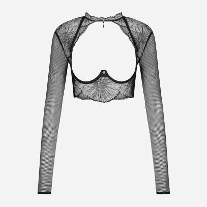 Top erotyczny Obsessive Mibelia XS/S Czarny (5901688239704) - obraz 5