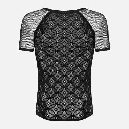 Koszulka erotyczna Obsessive T102 S/M/L Czarny (5901688238912) - obraz 6