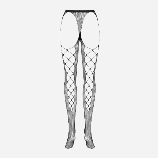 Rajstopy erotyczne Obsessive Tights S233 S/M/L Black (5901688226605) - obraz 6