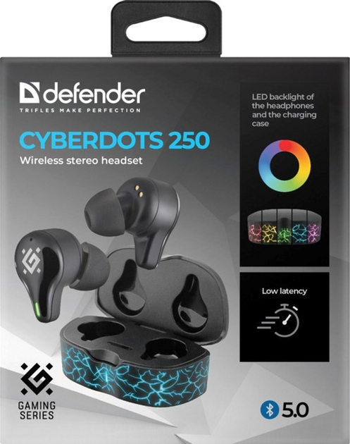 Навушники Defender CyberDots 250 Black (63250) - зображення 8