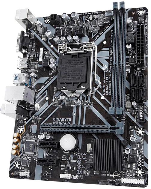 Материнська плата Gigabyte H310M H (s1151, Intel H310, PCI-Ex16) - зображення 3