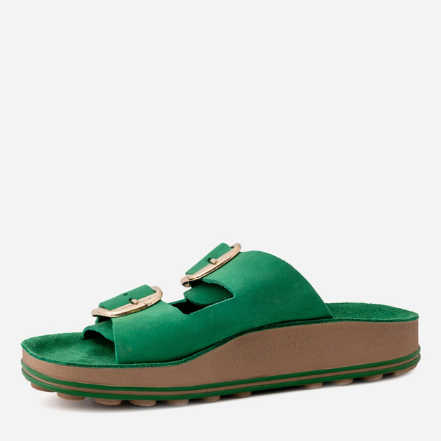 Klapki damskie skórzane Fantasy Sandals Despoina S310 40 Zielone (5207200163244) - obraz 2