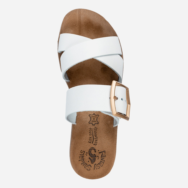 Жіночі шльопанці Fantasy Sandals Elle S504 36 Білі (5207200138419) - зображення 3
