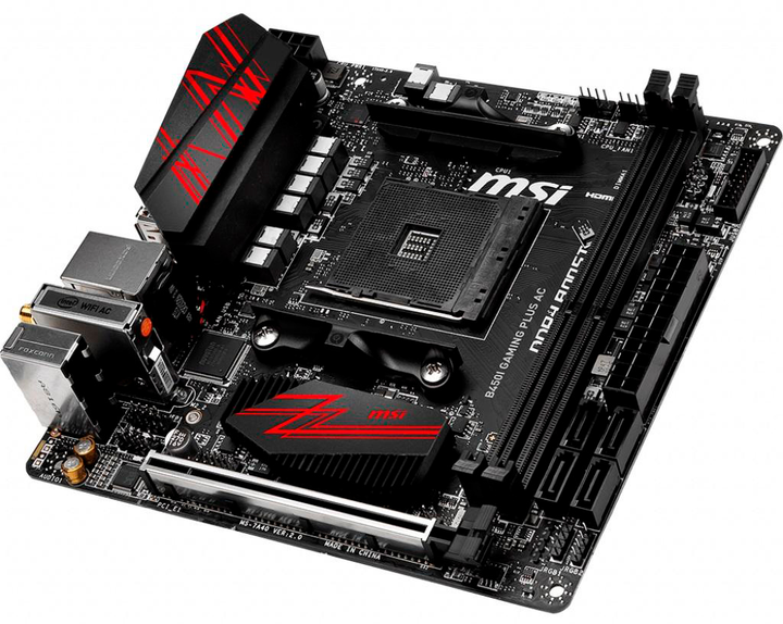 Płyta główna MSI B450I Gaming Plus AC (sAM4, AMD B450, PCI-Ex16) - obraz 3