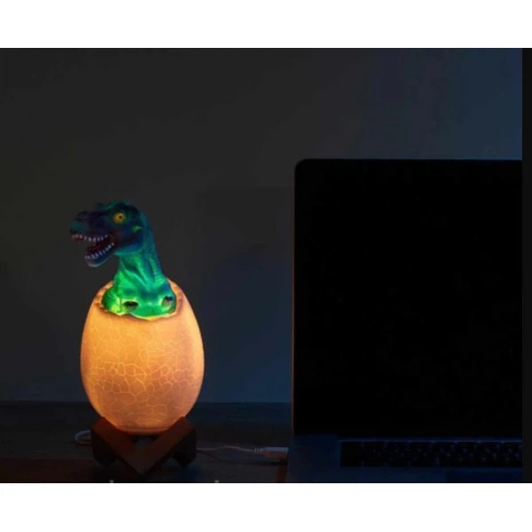 Лампа ночник аккумуляторный 3D яйцо Динозавра (EL-543-12) - изображение 7