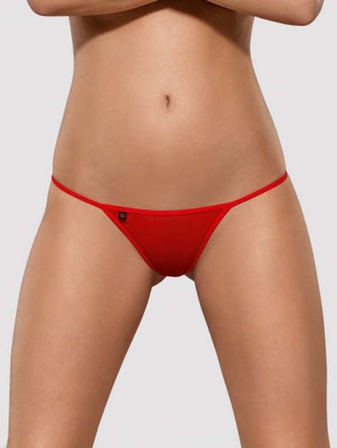 Erotyczne stringi Obsessive Luiza S/M Red (5900308555378) - obraz 1