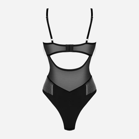Еротичне боді Obsessive Milladis XS/S Чорне (5901688240014) - зображення 6
