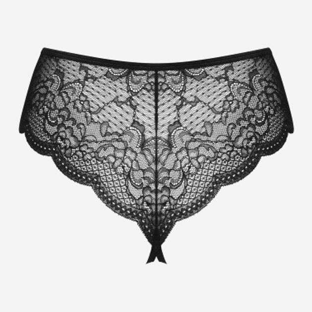 Majtki erotyczne brazylijskie Obsessive Pearlove XS/S Black (5901688238615) - obraz 6