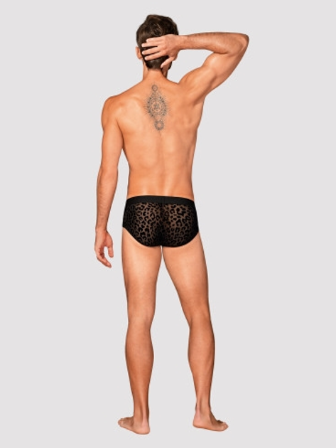 Majtki erotyczne Obsessive Azmeron S/M Black (5901688238035) - obraz 4