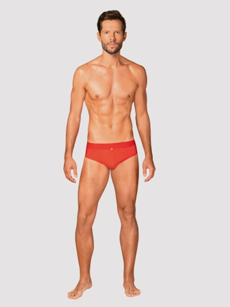 Majtki erotyczne Obsessive Boldero S/M Red (5901688238264) - obraz 3