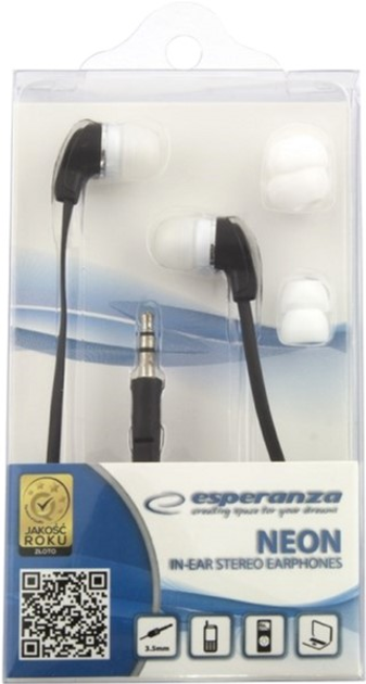 Навушники Esperanza Wired In-ear Music Black (EH147K) - зображення 2