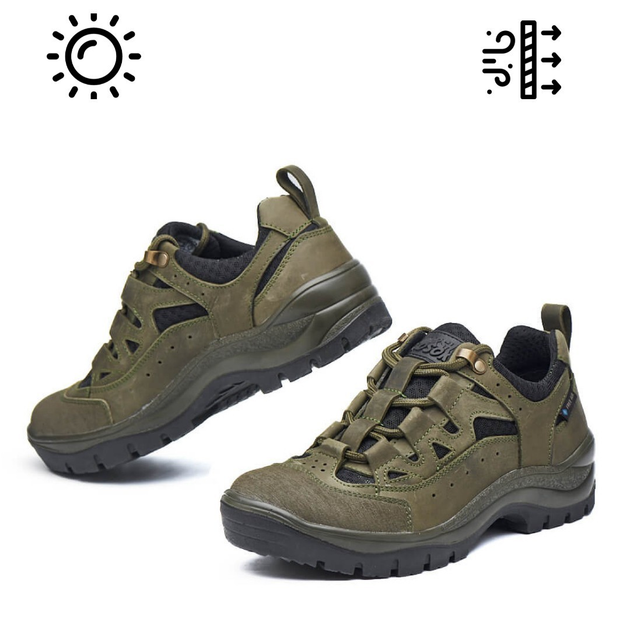 Тактичні літні кросівки Marsh Brosok 47 олива/сітка 401OL-LE.47 - зображення 1