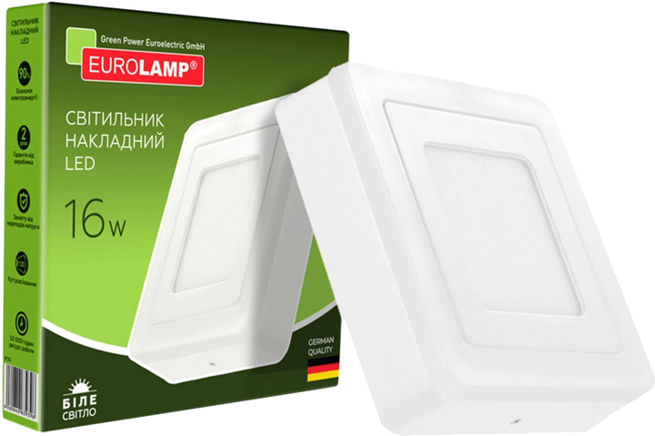 Потолочный светильник Eurolamp LED 16W 4000K (LED-NLS-16/4) - изображение 1