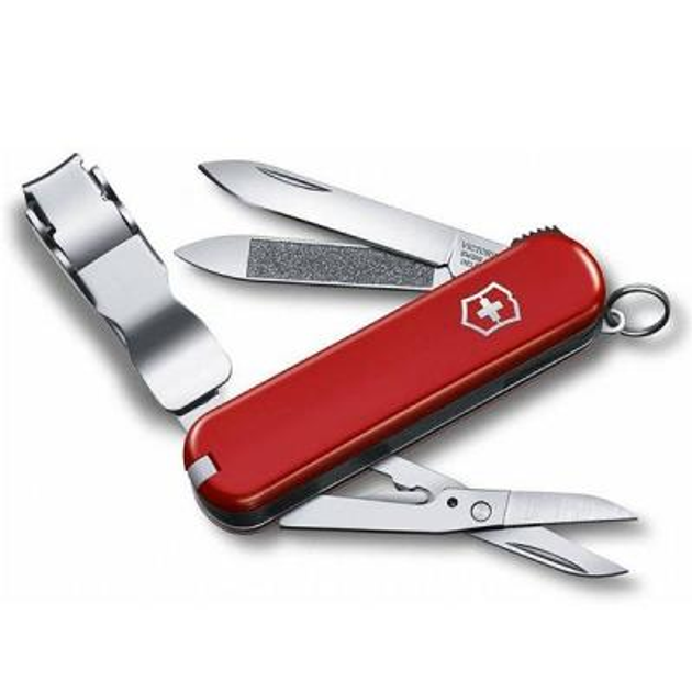 Ніж Victorinox NailClip 580, 65 мм, червоний (0.6463) - зображення 1