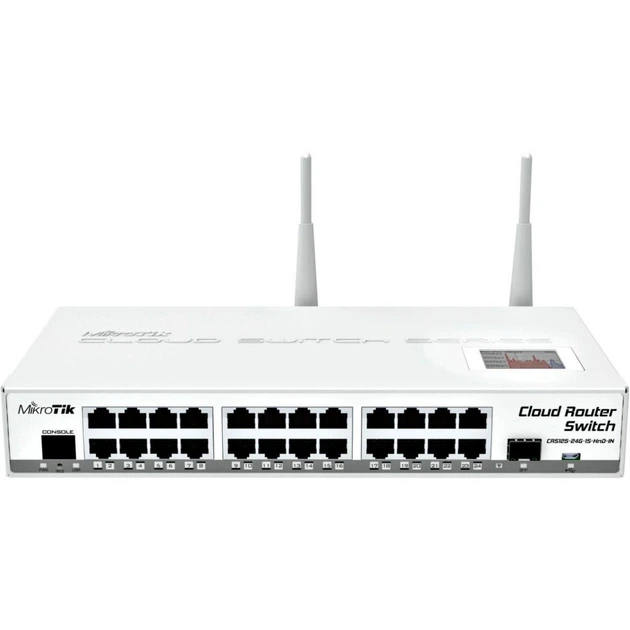 Маршрутизатор Mikrotik CRS125-24G-1S-2HnD-IN - Фото 2 Маршрутизатор Mikrotik CRS125-24G-1S-2HnD-IN - изображение 2