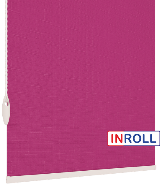 Ролета тканевая INROLL Есо-Mini Plus 105х165 см Len Фуксия 7435 - изображение 4