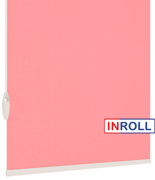 Ролета тканевая INROLL Есо-Mini 42,5х165 см Len Розовый 1870 - Фото 4 Ролета тканевая INROLL Есо-Mini 42,5х165 см Len Розовый 1870 - изображение 4
