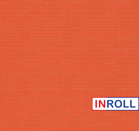 Ролета тканевая INROLL Есо-Mini Plus 92,5х165 см Len Терракотовый 2095 - изображение 5