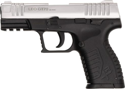 Пистолет сигнальный Carrera Arms "Leo" GT70 Shiny Chrome + Холостые патроны STS пистолетные 9 мм 50 шт (300367013_19547199) - изображение 2
