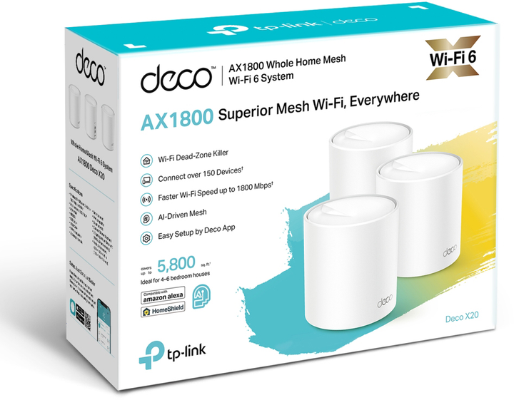 Router TP-LINK Deco X20 (3 szt.) - obraz 4