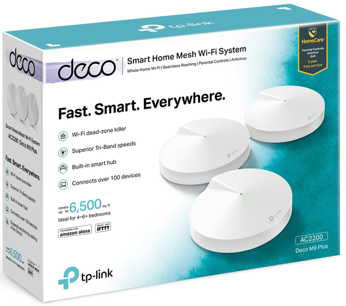 Маршрутизатор TP-LINK Deco M9 Plus (3-Pack) - зображення 6