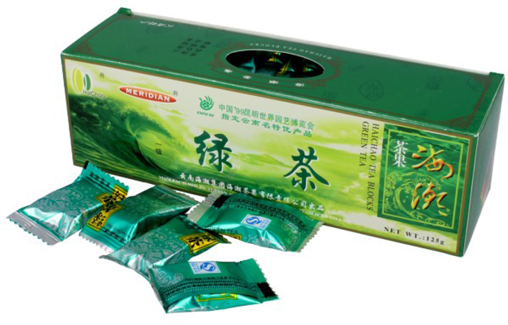 Чай Meridian зелений пресований у кубиках 125 г (ME885) - зображення 1