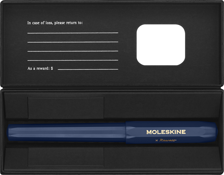 Pióro wieczne Moleskine x Kaweco Niebieskie M Atrament Niebieski (8056598854923) - obraz 3