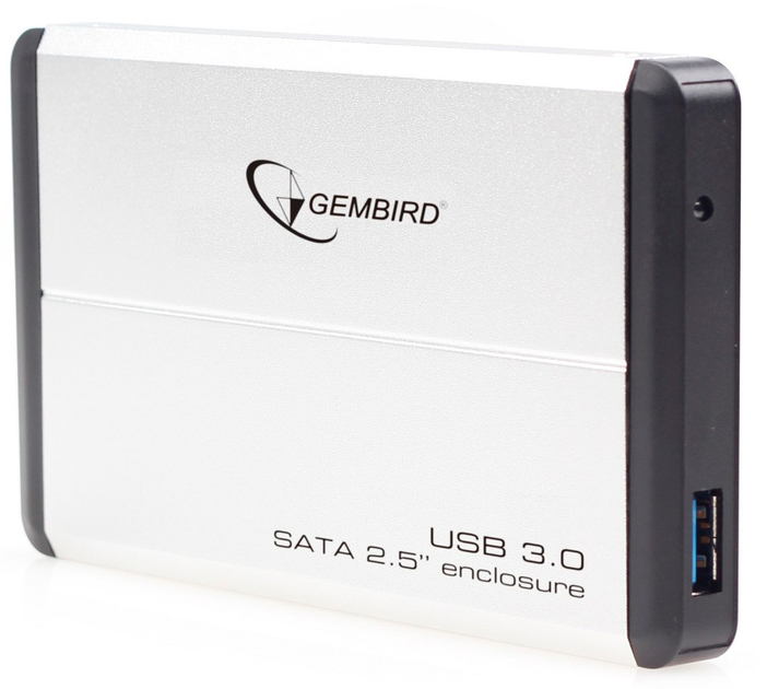 Зовнішня кишеня Gembird для HDD 2.5" USB 3.0 (EE2-U3S-2-S) - зображення 1